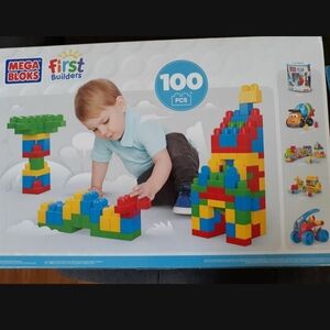 Mega Bloks First Builders 100-Piece Building Set NIB